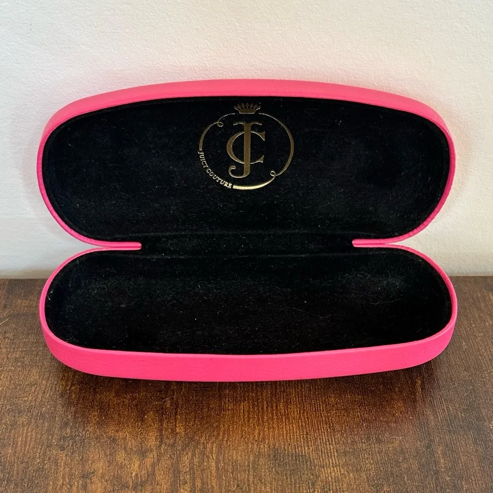 Juicy Couture Hard Clamshell Case For Sunglasses, Hot Pink